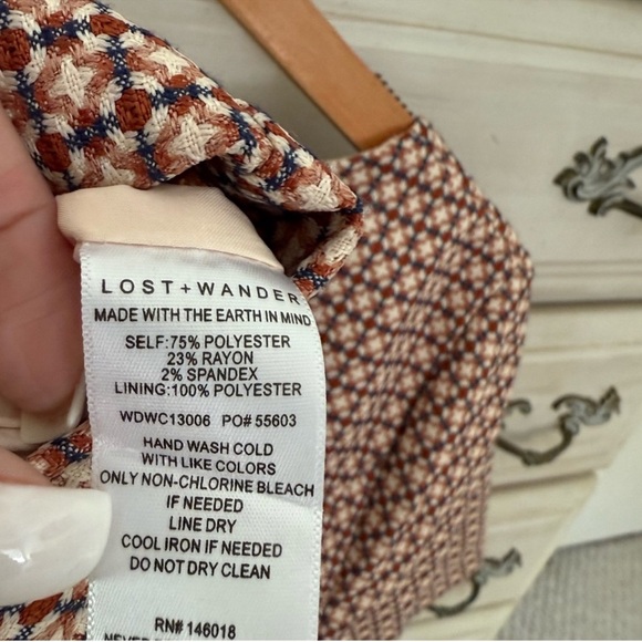 Brown Tweed Dress - Picture 4 of 4